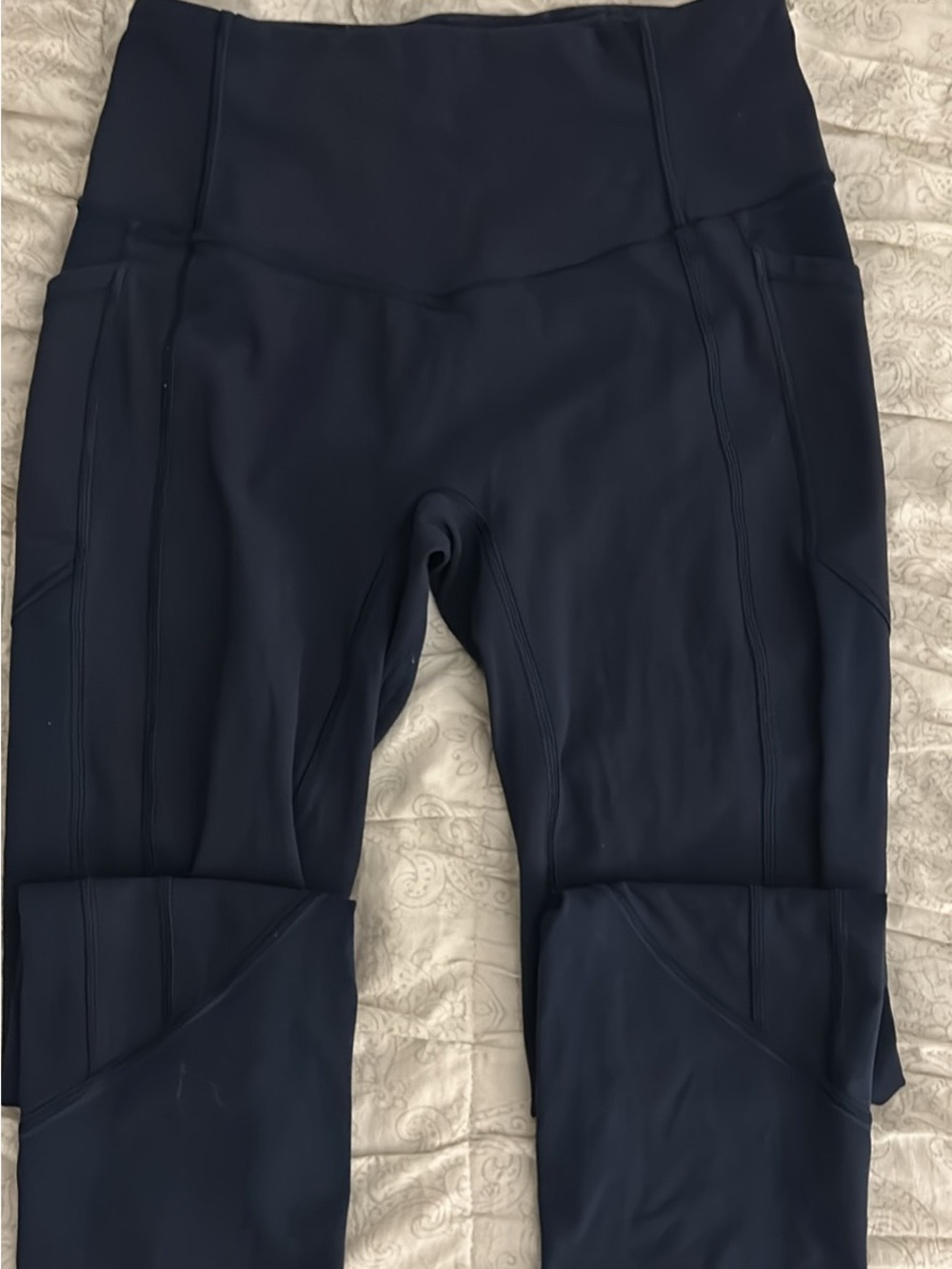 lululemon athletica Dark Navy High-Rise Leggings with Side Pockets